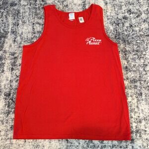 Disney Pixar Toy Story Pizza Planet Red Tank Top Men's Size Large‎ Alien Graphic